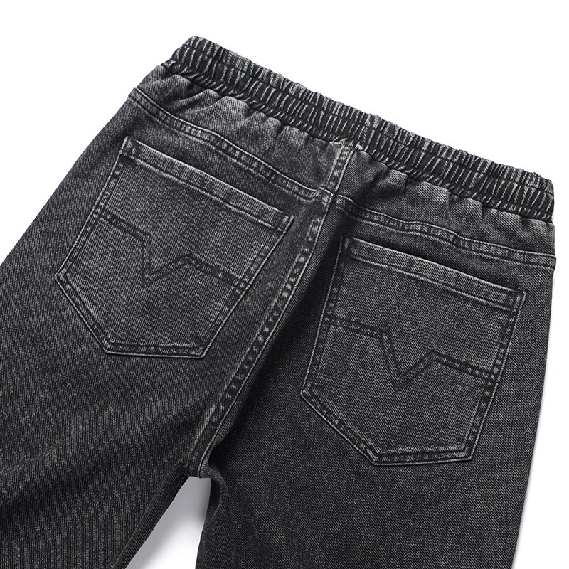 Herfst Heren Blauw Harem Jeans Mode Streetwear Denim Broek Elastische Taille Broek Plus Size 5XL 6XL 7XL