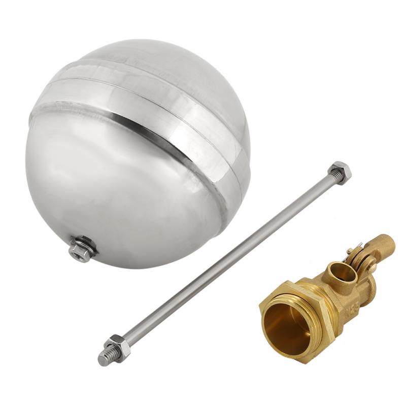 DN25 G1 Brass Male Thread Water Sensor Stainless Steel Float Ball Value For Magnetic Level Switch