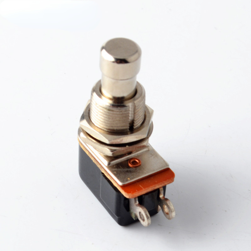 Kortstondige Spst Soft Touch Drukknop Stomp Voetpedalen Elektrische Gitaar Switch Off-Momentary Op