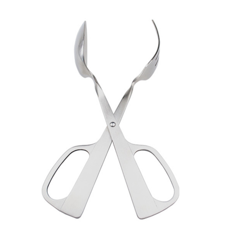 Roestvrij Staal Salade Clip Spiegel Voedsel Clip Brood Clip Met Veiligheidsslot Nail Salade Clip Keuken Salade Tool