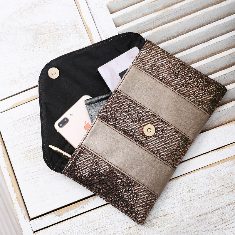 PEPRCLA Mode Vrouwen Clutch Bag Lovertjes Envelop Handtas Dag Koppelingen Dames Handtassen Purse