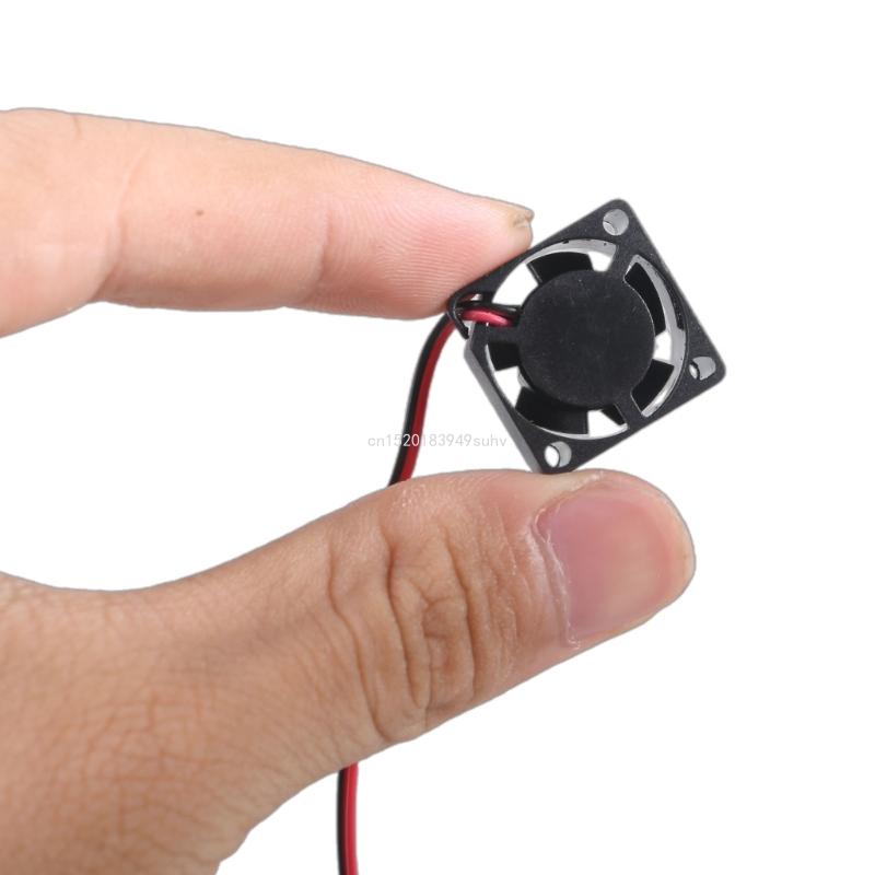Small Cooling Fan 2x2x1cm Heat Dissipation Fan with XH2.54 Terminal for Desktops Laptops Fan