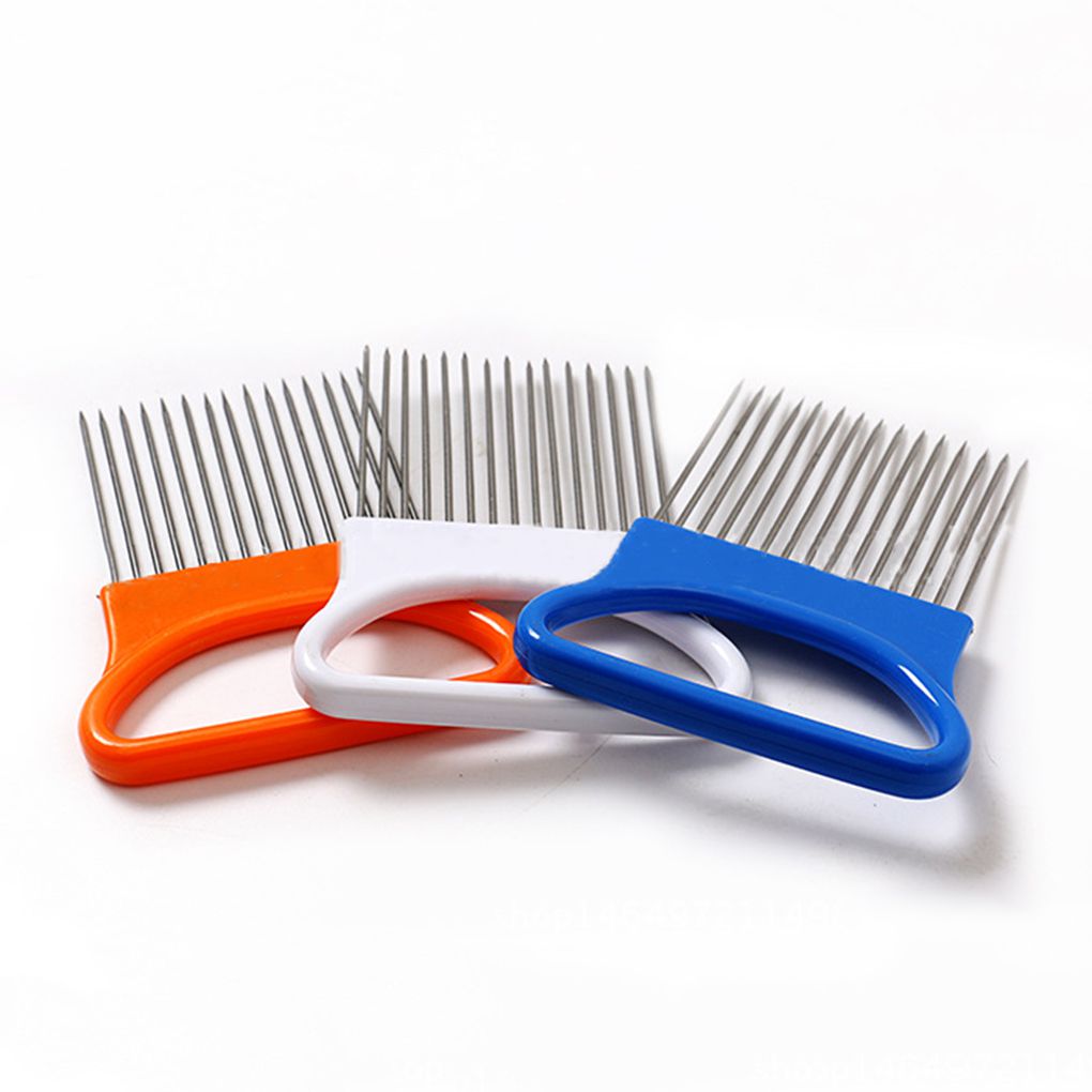 Keuken Gadgets Ui Snijder Rvs Groentesnijder Fruit Rundvlees Tomaat Cutter Metal Vlees Naald Keuken Accessoires: Default Title