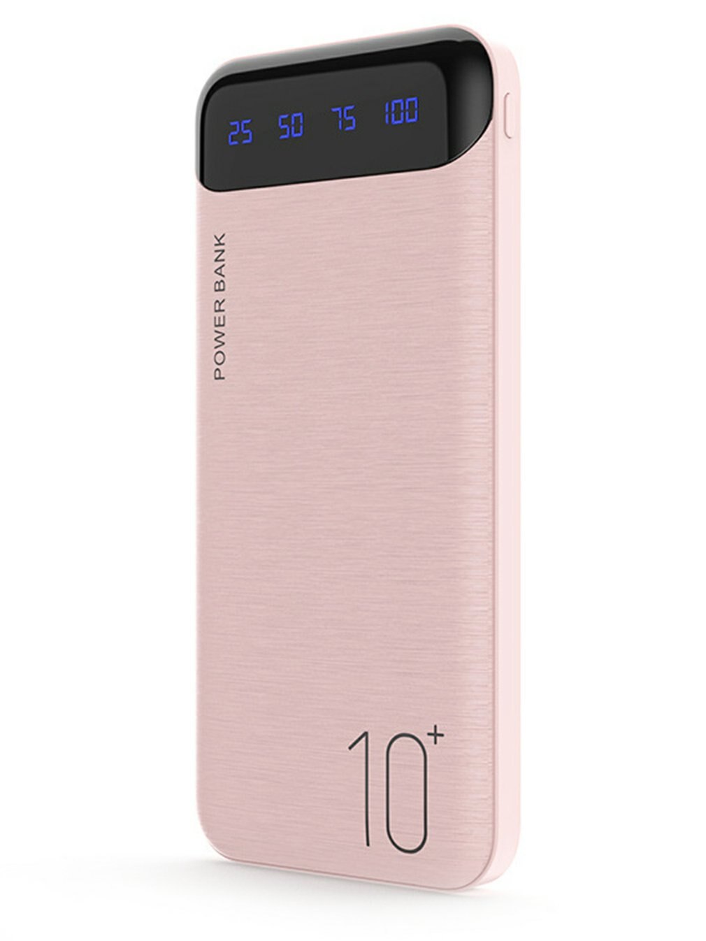 Snelle Charging10000mAh Power Bank Draagbare Mobiele Voeding Met Digitale Scherm Batterij Oplader Voor Xiaomi Iphone: pink