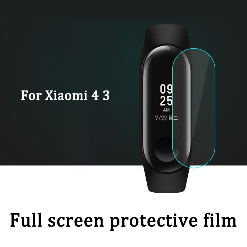 Film Hydrogel de protection plein écran pour Xiao mi bande 4 3 Pro mi band4 Film de protection anti-déflagrant accessoires HD