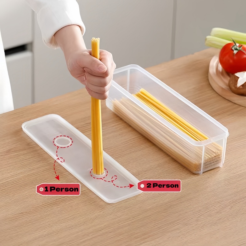 Noodle Opbergdoos Koelkast Vers Voedsel Doos Pasta Verzegelde Container Met Deksels Keuken Classificatie Organizer 30.5*8.5*7.5CM