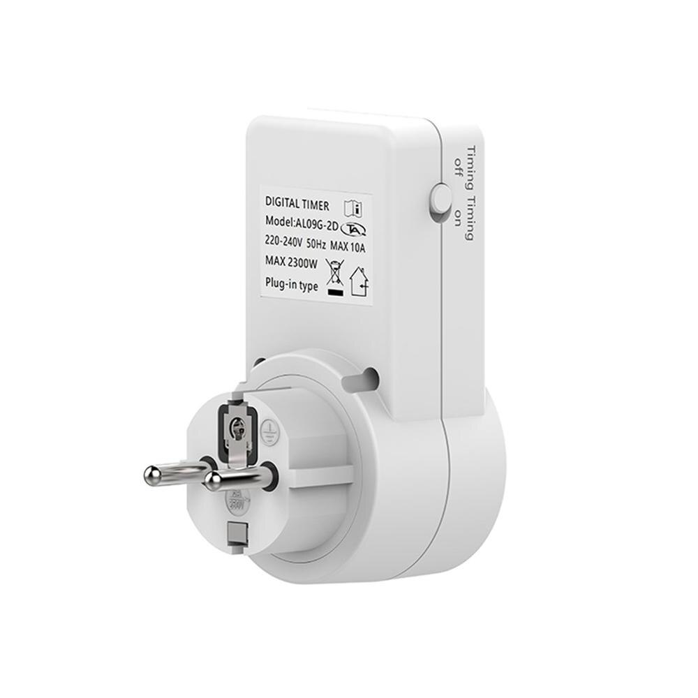 Countdown Schakelaar Twee Digit Display Countdown Timer Time Control Telefoon Batterij Elektrisch Voertuig Opladen 10A Eu Plug