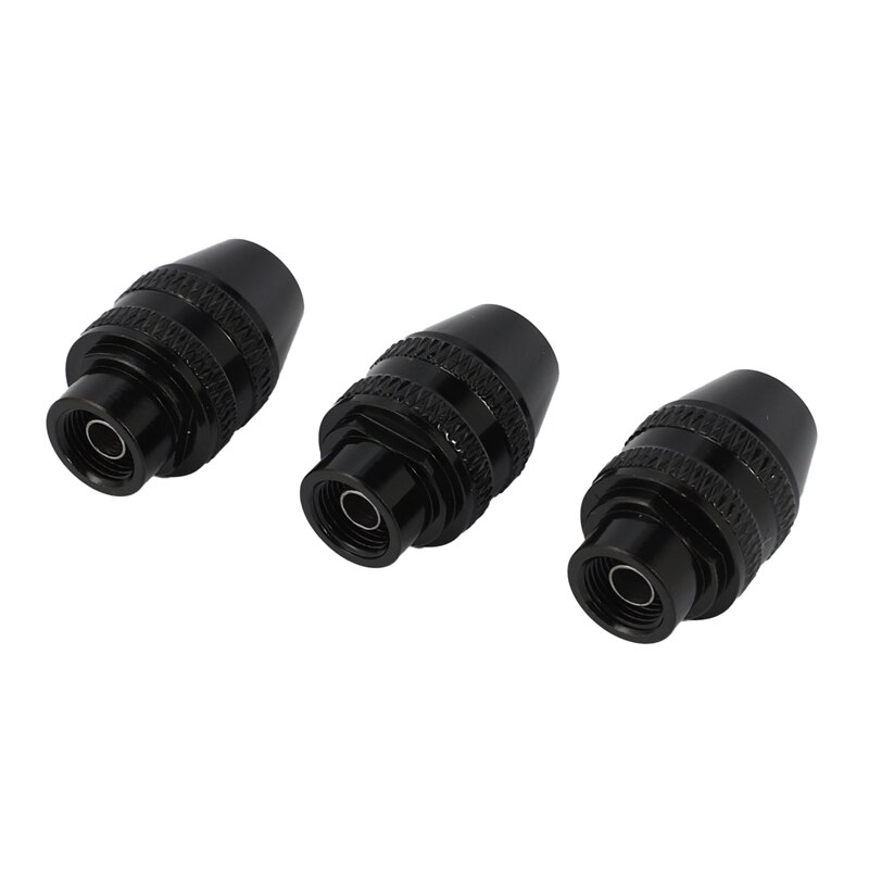 3Pcs Multi Quick Change Keyless Chuck Universal Chuck Replacement For Dremel 4486 Rotary Tools 3000 4000 7700 8200