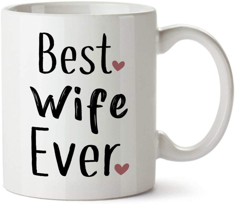 Couple Mug Ceramic Coffee Cup For Wife Husband Wedding Anniversary 350ml Coffee Mug Wife Cup: B