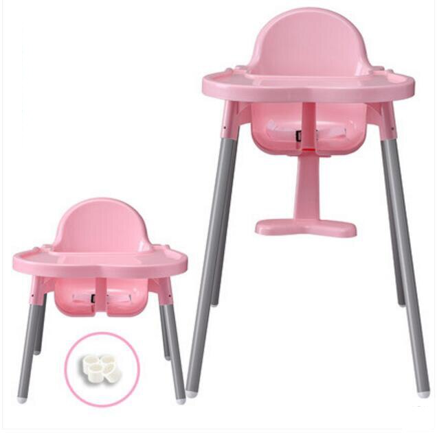 Trona de comedor para niños, silla de plástico para bebé, económica, multifunción: plum