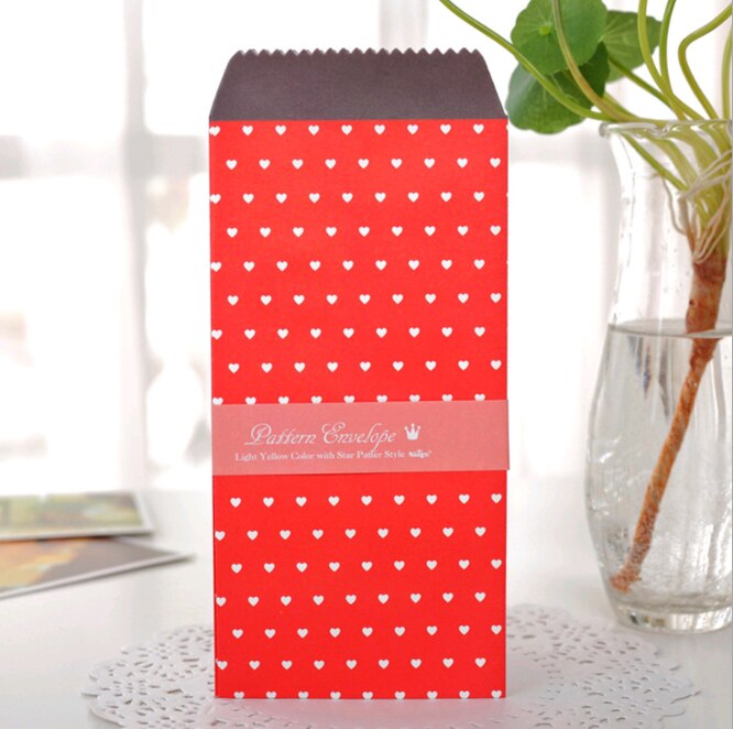 Colorful Envelope Small Craft Envelopes For Letter Invitations 5pcs/set