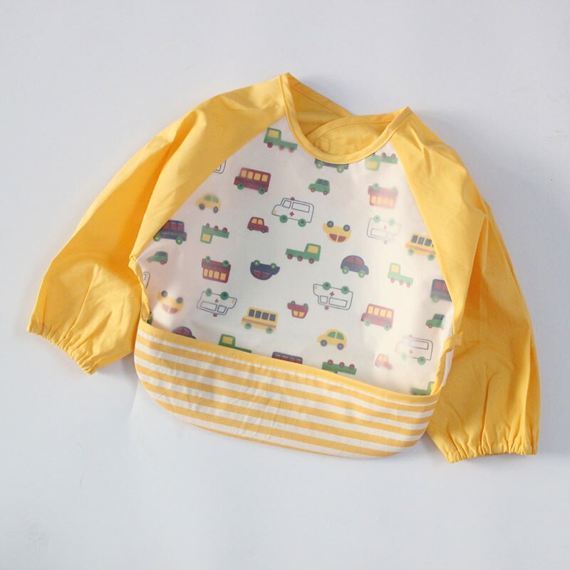 Bavaglini Cute Baby Manica Lunga Impermeabile Bambini Grembiule Grembiule di Alimentazione Grembiule Bavaglino Burp Vestiti Morbido Mangiare Bambino Baberos Bavoir Abbigliamento: NO 8