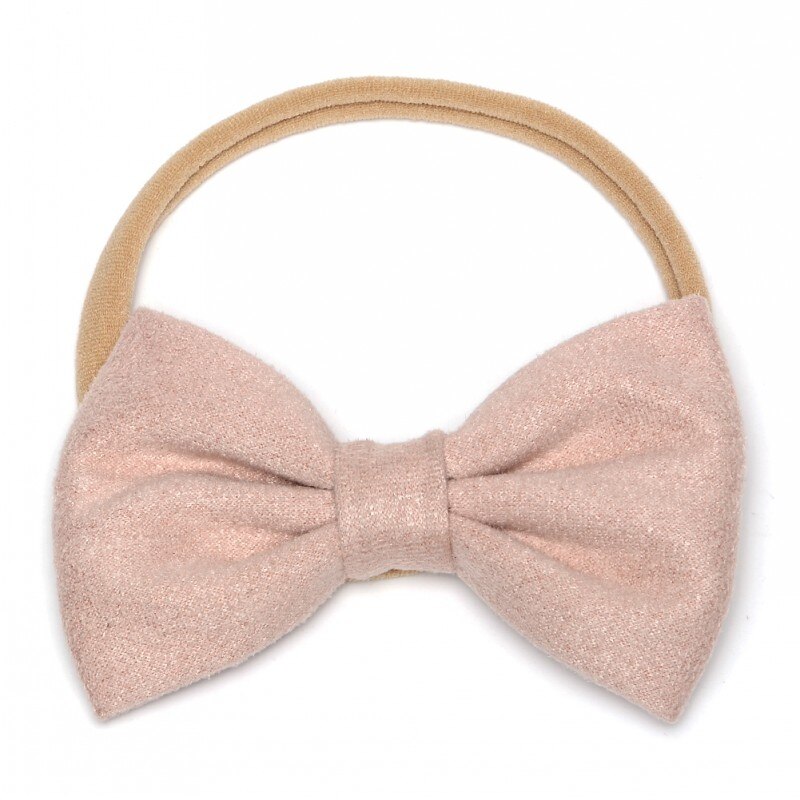 10 stks/partij Handgemaakte Stof Baby Bow Hoofdband Nylon Haarband Voor Babys One size fits Meer
