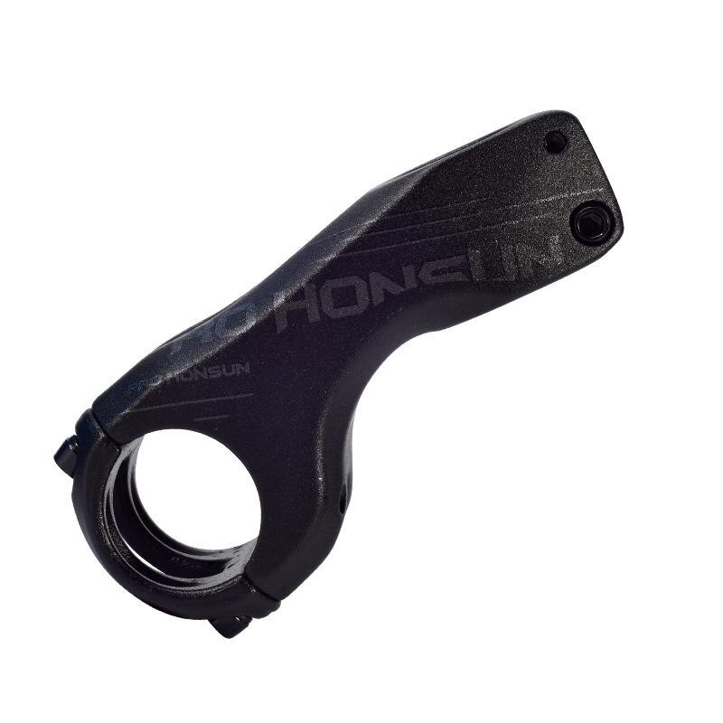 Attacco manubrio bici HONSUN pro negativo 17 gradi angolo MTB attacco manubrio bici parti 90mm attacco manubrio ad alta resistenza per XC sono montagna strada bicicletta: nero 70MM