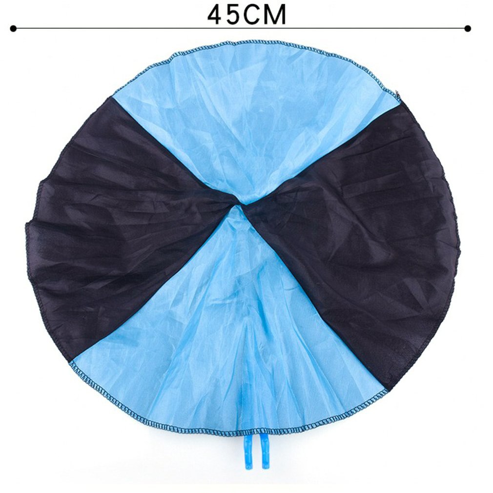 Durable Safe Parachute Kids Hand Throw Parachute Toy Free Toss It Up and Watch Landing Assorted Colors