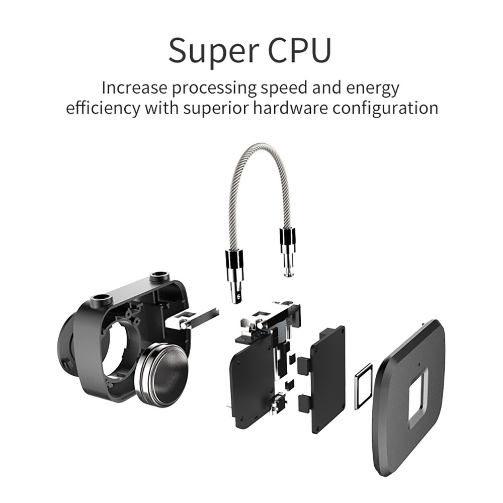 Small Lock Cabinet Lock Electronic Lock Home Bluetooth Smart Lock Keyless Fingerprint Lock Anti-Theft Security Padlock