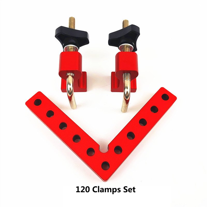 90 Degrees L-Shaped Auxiliary Fixture Woodworking Right Angle Positioning Clamps Auxiliary Positioner Aluminium Corner Ruler
