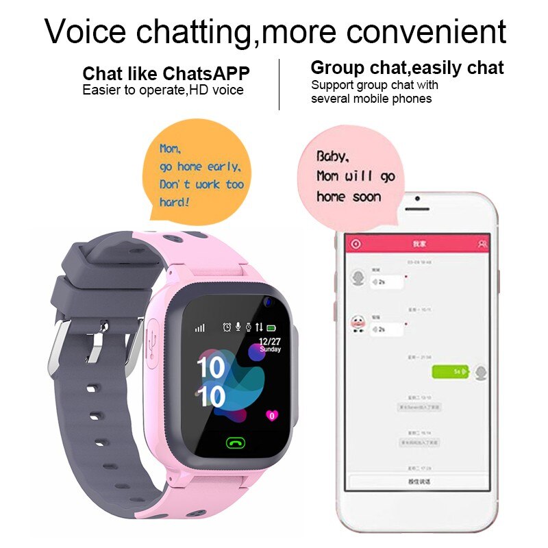 ZK20 Children's Smart Watch Kids Phone Watch Smartwatch For Boys Girls Waterproof Location Tracker watches For IOS Android