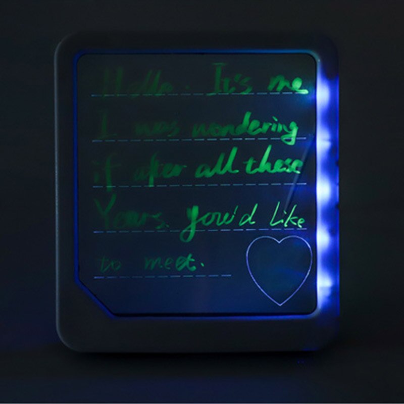 LED Writing Board Fluorescent Drawing Display Board For Advertising Restaurant Menu Art Kids AN88