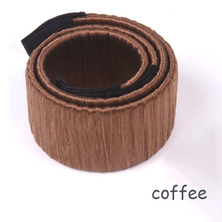 Accesorios para rizos de cabello para niñas, banda para el cabello Bud, plato francés, peluca, diadema, herramienta de torsión, fabricante de moños, diadema, rizador de cabello, para mujeres: XS / Gris