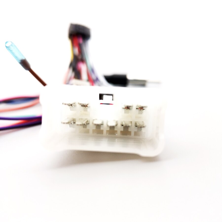 For Android Car Stereo 16 PIN Wiring Harness Connector Adapter Power Cable Harness with 4-Terminal Suitable for Toyota