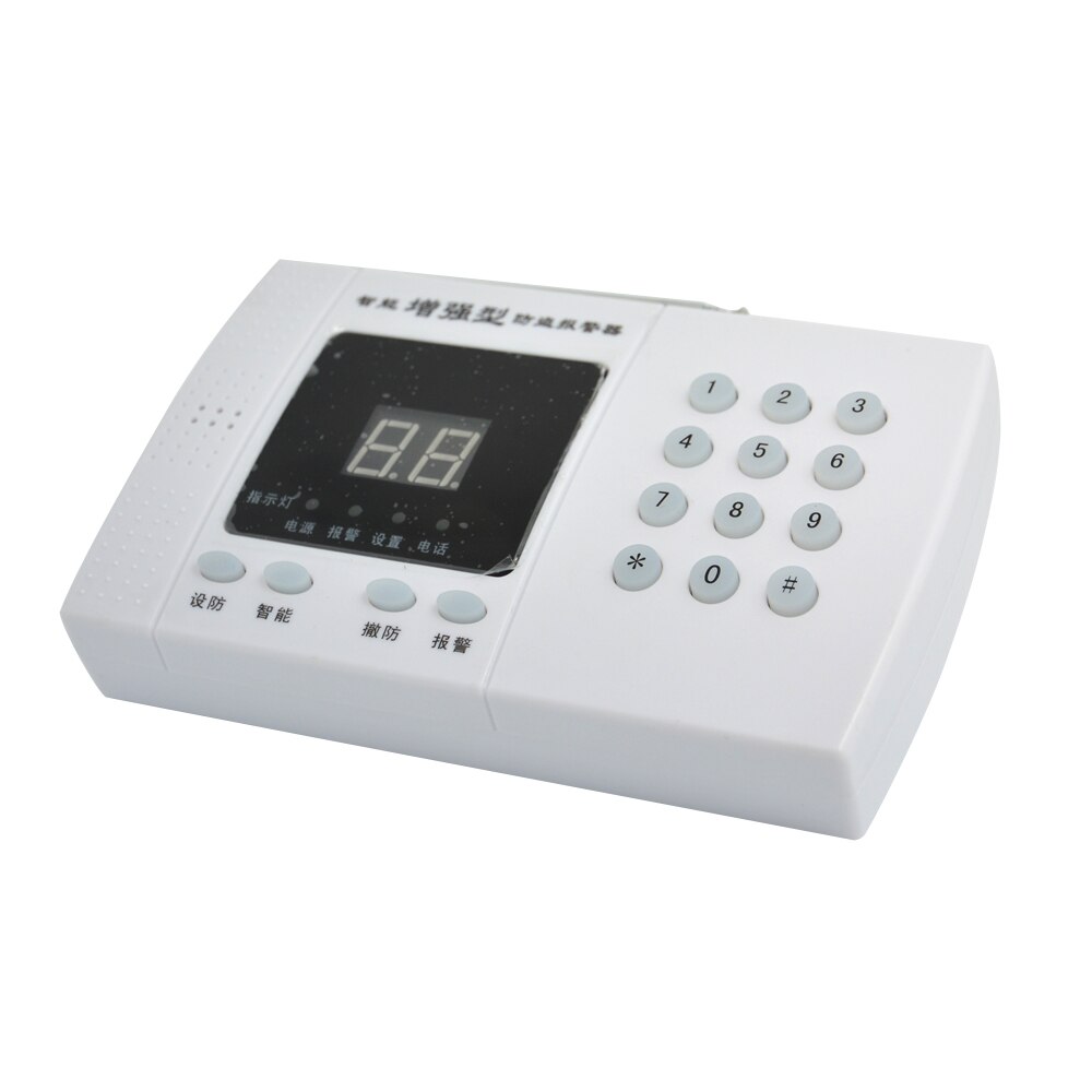 Home security PSTN Alarm System Telephone Dialer 99 wireless zones 433MHz wireless PIR motion detector Door contact sensor