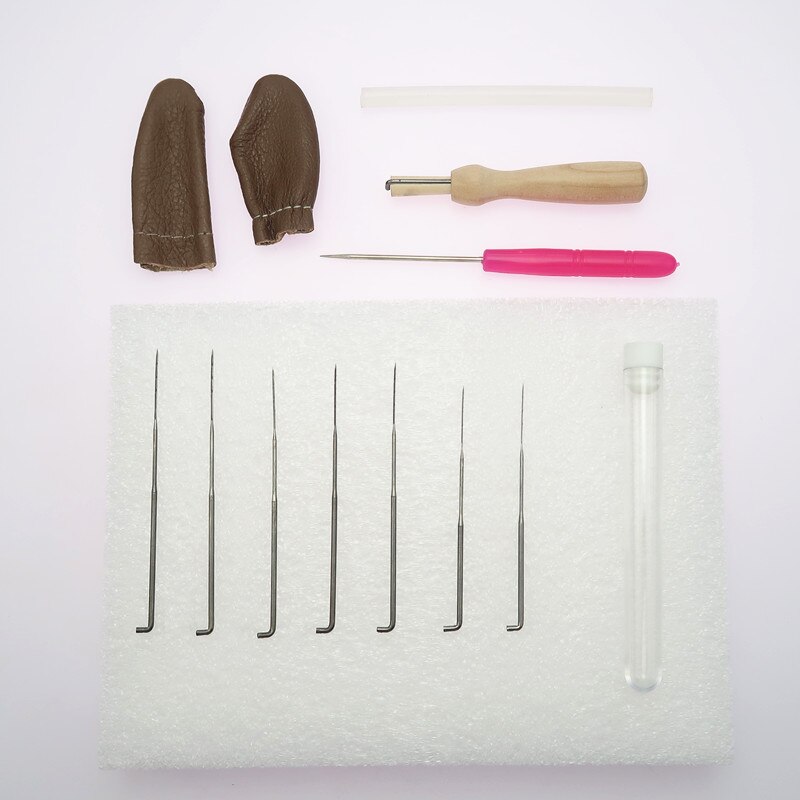 14pcs/set Needle Felting Tools Felt Kit with Needle Craft Kit Mat Awl 3 Sizes Felting Needles
