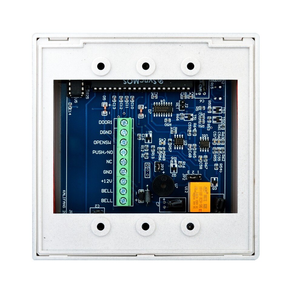 Door Access Control Keypad RFID ID Cards Proximity Reader with 10 Key Fobs for Home Offices Security System