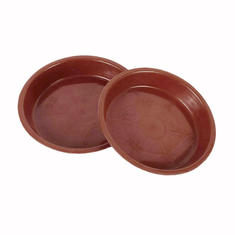 10 Pcs Plastic Garden Flower Pot Plant Saucers Water Tray Base for Indoor Outdoor JW