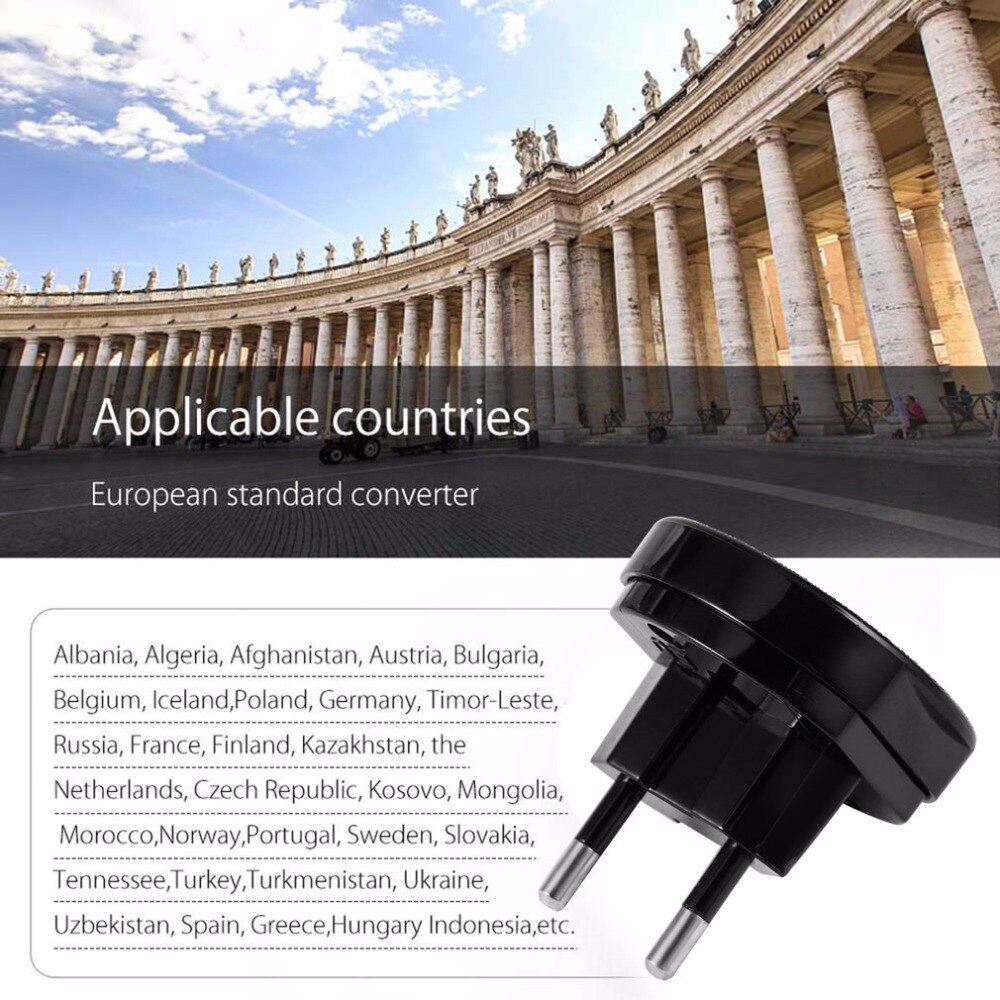 Portable US/UK/EU Universal Electrical Plug Adapter Multifunctional Travel Power Socket Converter Outlet Plug Power Charger
