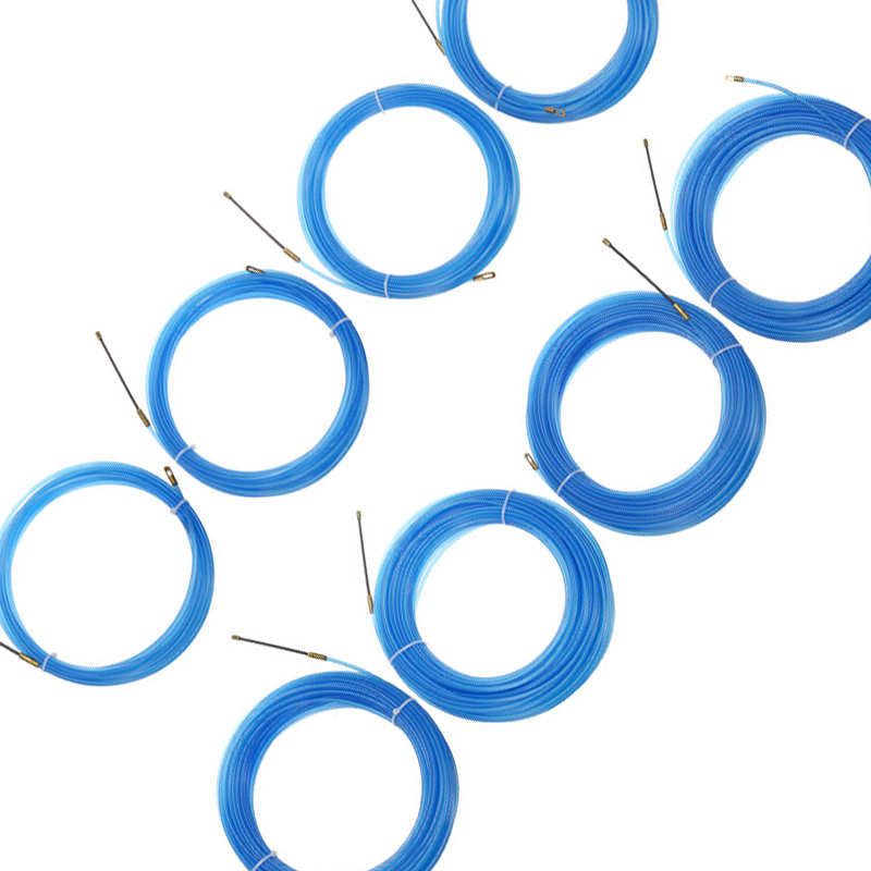 4Mm 5M-40M Duurzaam Gids Apparaat Glasvezel Elektrische Kabel Push Trekkers Nylon Duct Slang Rodder Vis tape Draad Threading Tool Aid