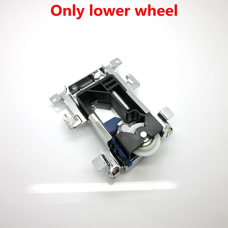 Oude Kast Schuifdeur Katrol Wiel Runner Kast Kledingkast Moving Deur Bodem Katrol Lagere Wiel Roller Runner: (Silver) lower wheel