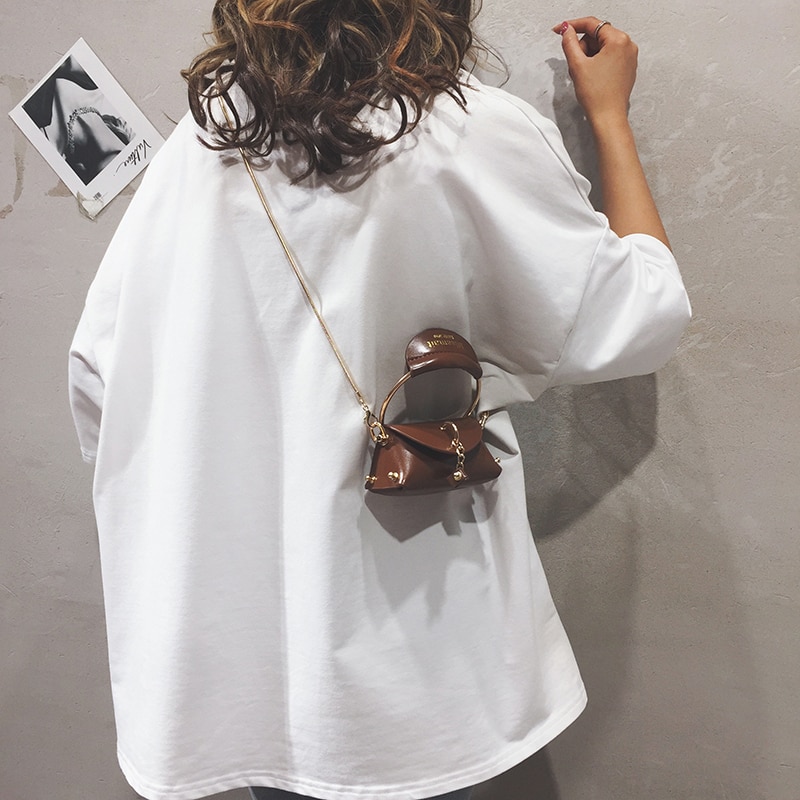 Dames mini tote bag zomer leren dames handtas ketting schoudertas messenger bag bolsos mujer