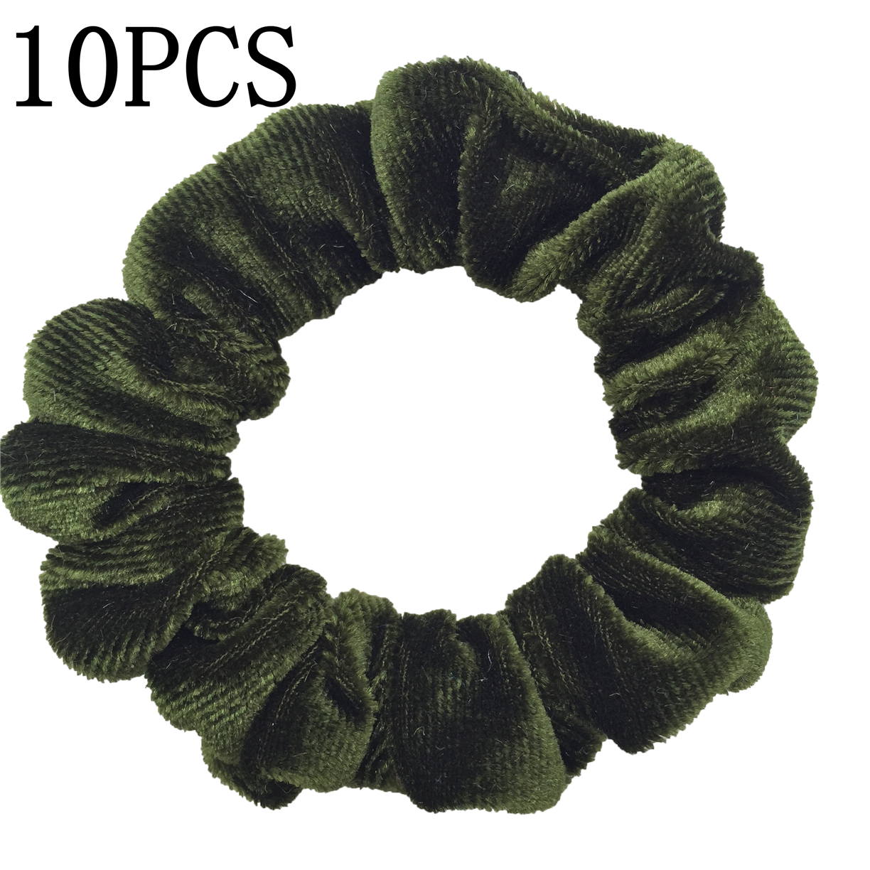 Paquete de Scrunchies del pelo de terciopelo para niña, bandas elásticas para el pelo, conjunto de soporte para cola de caballo, accesorios para el cabello, sólido, sin arrugas, 10/6 Uds./lote