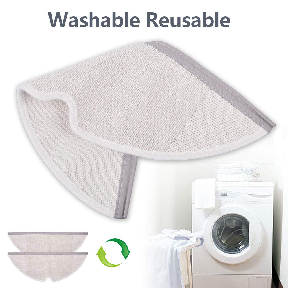 Convient pour Xiaomi Roborock S50 S51 S5 S55 robot aspirateur 2 pièces de rechange Kits chiffon de nettoyage réservoir d'eau filtre remplacemen