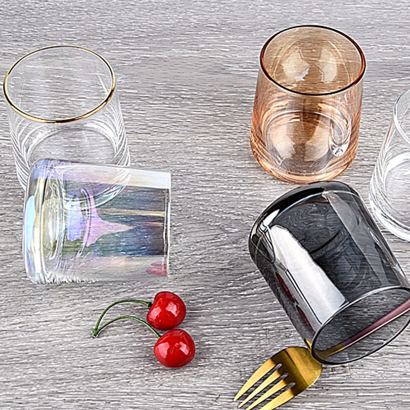 Moderne nordisk blyfritt glass whiskyglass varmebestandig husholdnings fargerik phnom penh glass brennevin glass vin sett