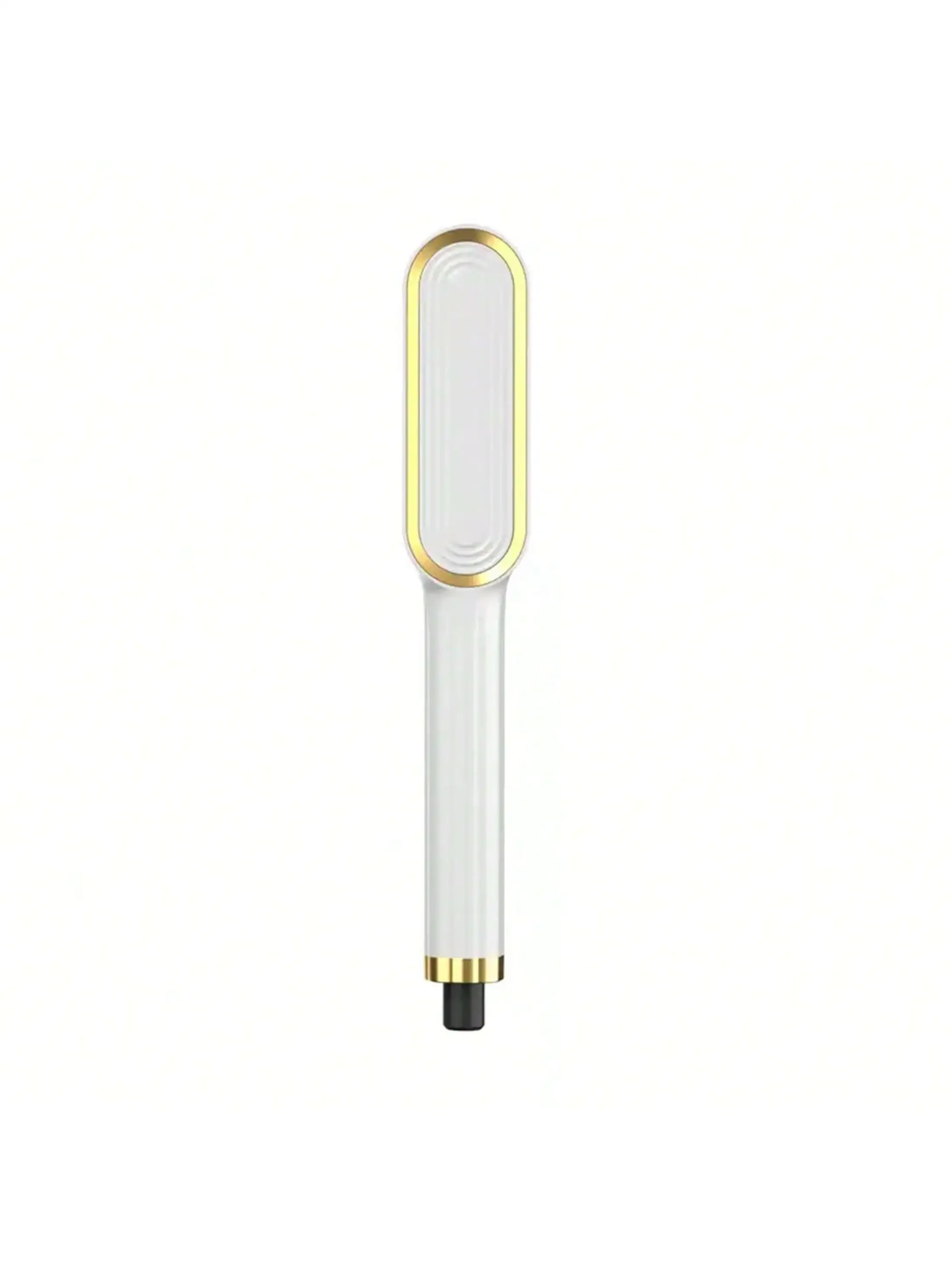 1 piece of straight hair comb, 2-in-1 electric straight hair curling styling tool, multifunctional straight hair straightener: WHITE