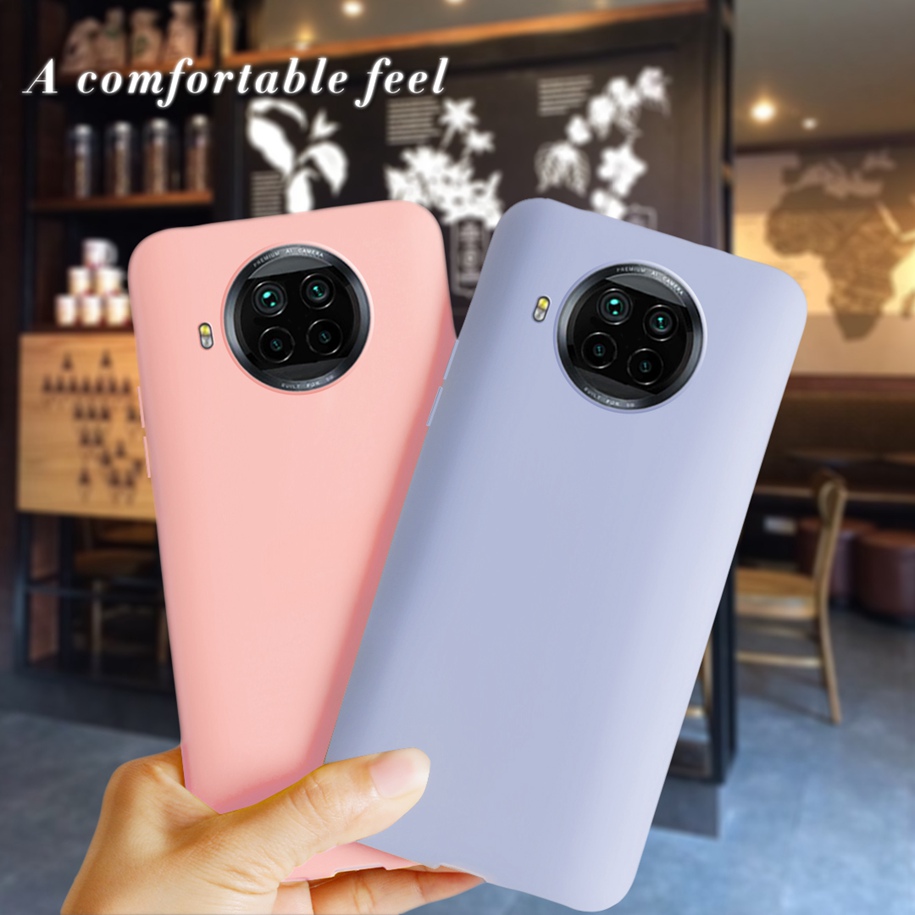 Voor Xiaomi Mi 10T Lite Case Vloeibare Siliconen Telefoon Cover Voor Xiaomi 10T Lite 5G 128 Gb fundas Cover Op Xiomi Mi10T Lite Soft Case