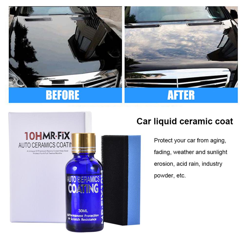 30ml Hardness 10H Super Hydrophobic Car Glass Coating Car Liquid Coat Paint Care Durability Anti-Corrosion Coating Set