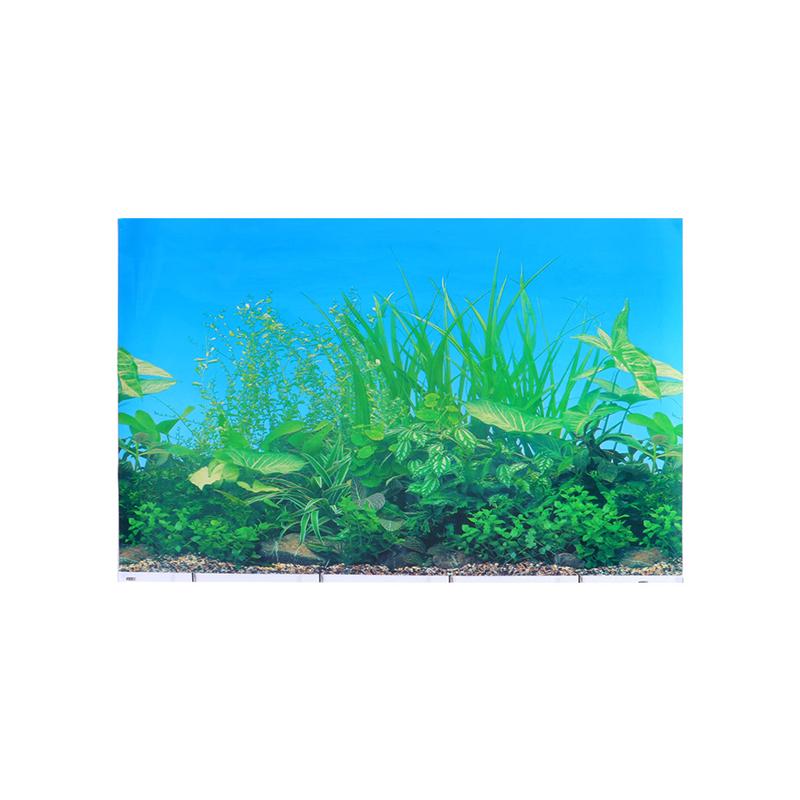 30x42cm Aquarium 3D Background Scenery Sticker Double Side Glass Decal Background Decoration For Fish Tank Aquarium Accessories