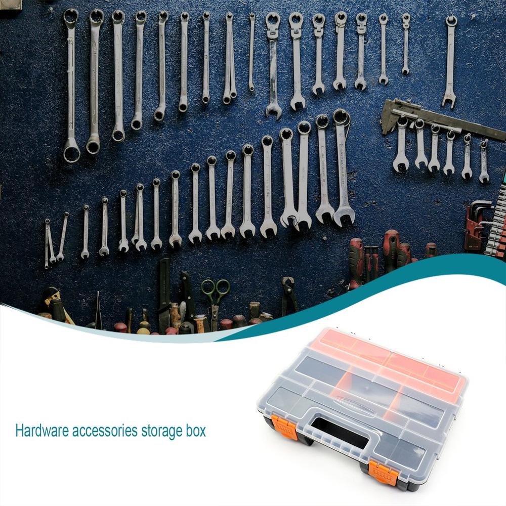 Large Toolbox Household Maintenance Electrician Tool Box Multifunctional ABS Hardware Car Repair Anti-fall Box