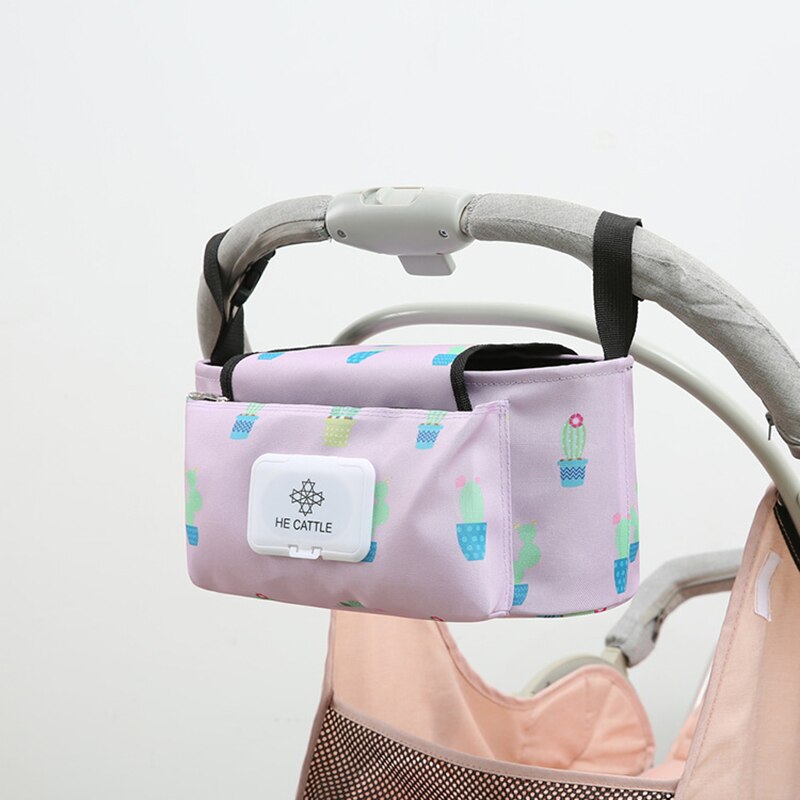 Kinderwagen Organisator Tas Mummie Luiertas Baby Kinderwagen Buggy Winkelwagen Opknoping Tas Waterdicht Afneembare Handtas Kinderwagen Accessoires: color672