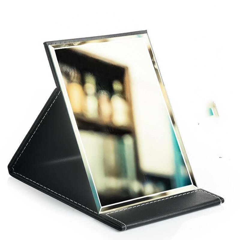 Grand miroir Portable pliable, épais et , HD, minimaliste, pour étudiants