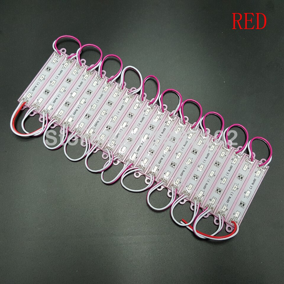 DC12V SMD 5730 3 LEDs LED Modules IP65 Waterdicht Licht Lamp 5730 Wit/Rood/Groen/Blauw Reclame Licht