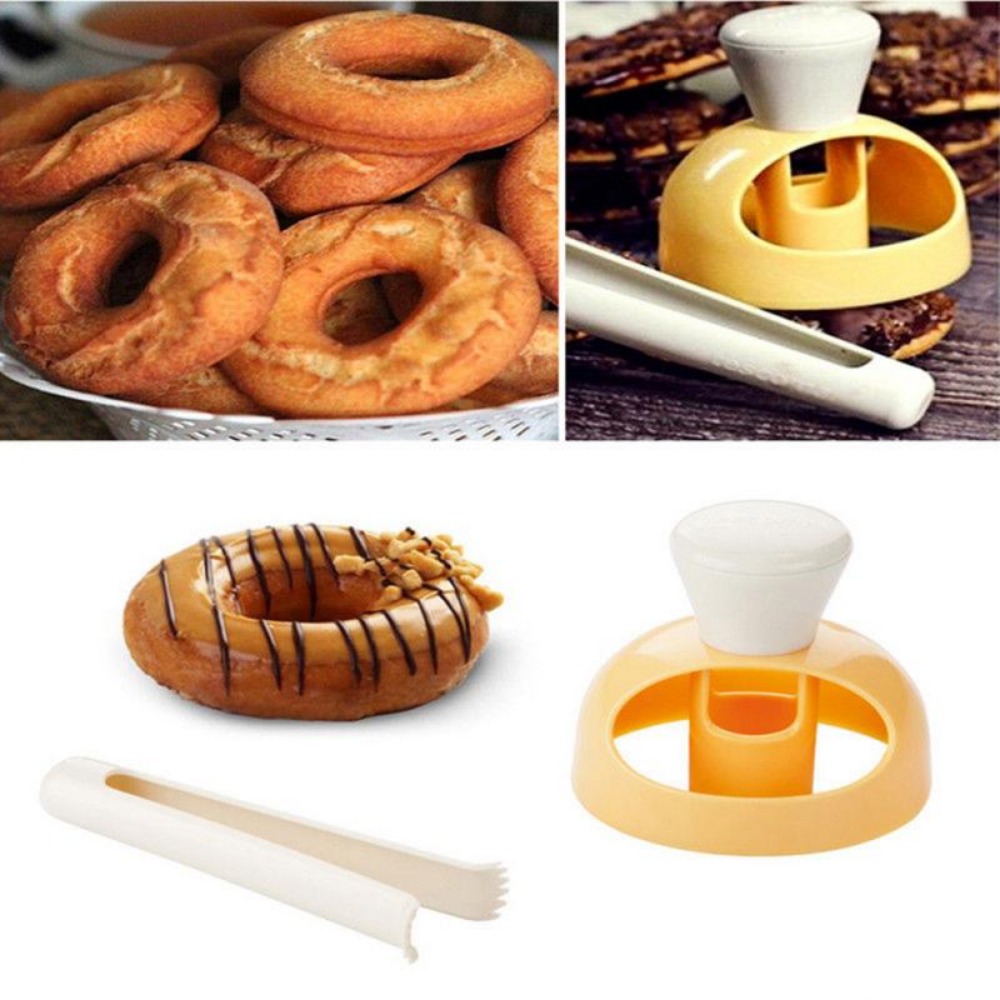 Diy Donut Mal Cutter Voedsel Desserts Broodsnijder Maker Cake Mal Koken Embossing Decoreren Gereedschap Keuken Bakaccessoires
