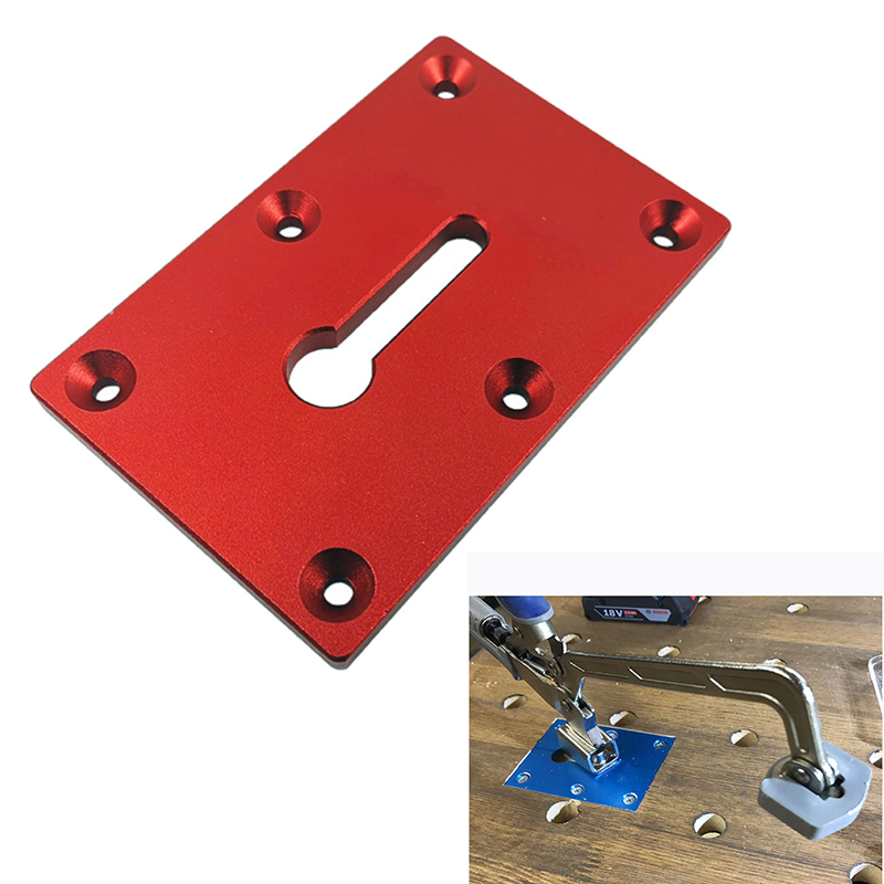 Woodworking table fixture fixing Pliers fixed mounting plate Pliers fixing fixture