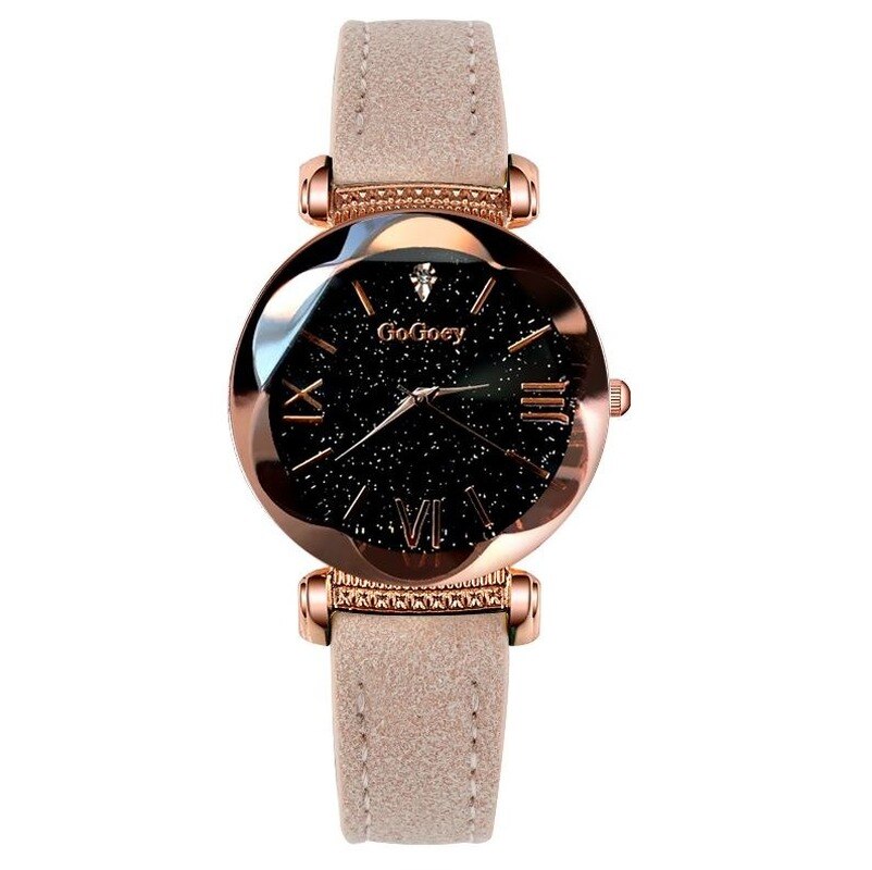 Vrouwen Horloges Luxe Dames Horloge Sterrenhemel Horloges Voor Vrouwen Bayan Kol Saati Diamond Reloj Mujer: Donker Kaki