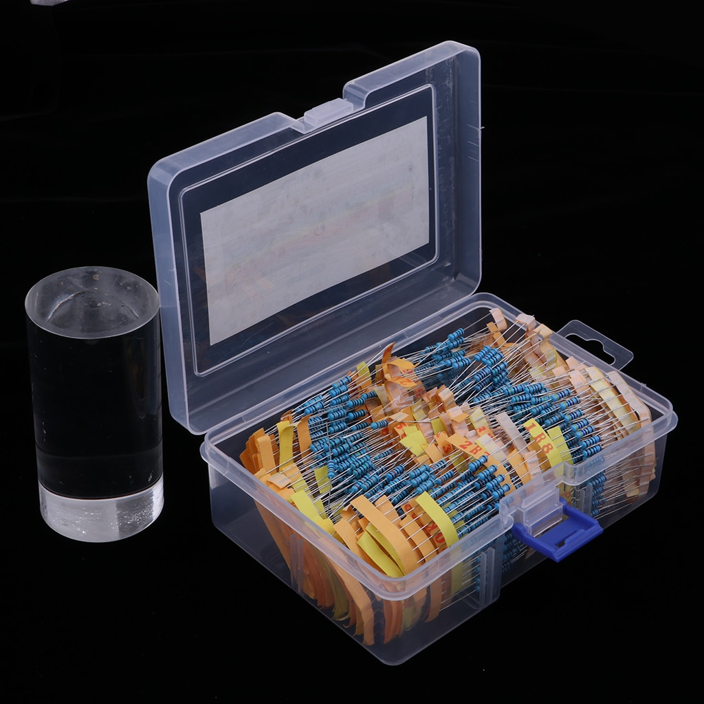 Kit de resistencias 1100x, surtido compatible con 0,1-10M (110 valores X 10 piezas)