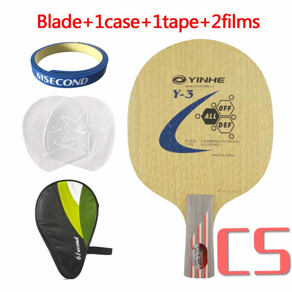 Original Yinhe Milky Way Galaxy Y-3 Y3 Y 3 table tennis pingpong blade: CS with H 1case