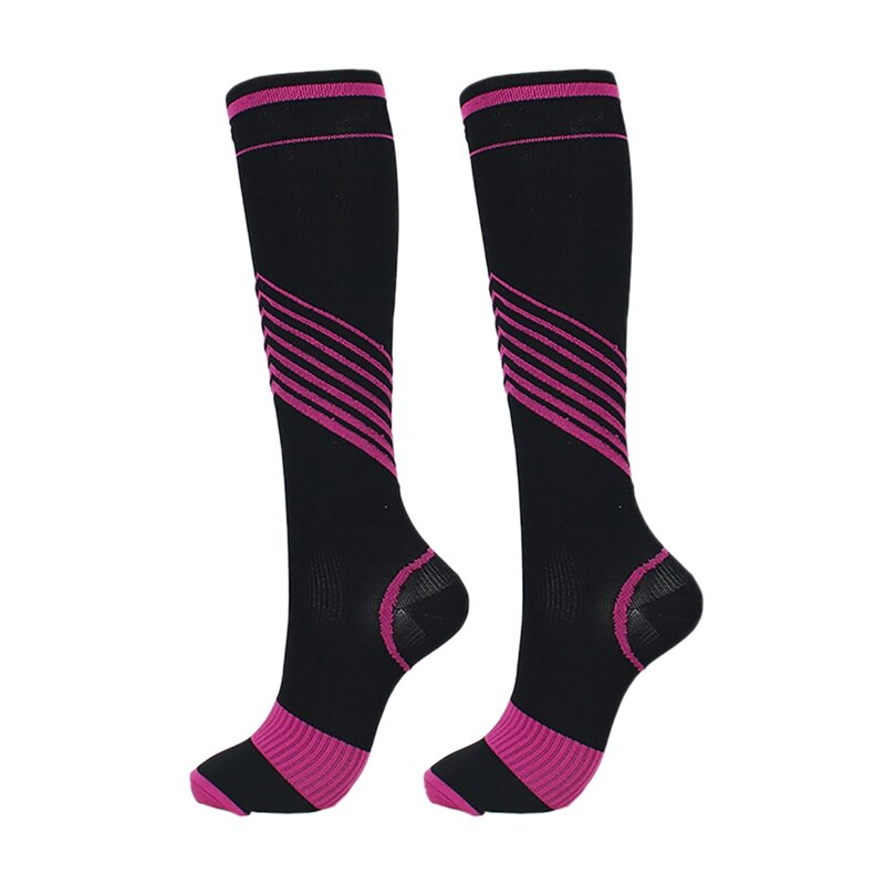 Practical Outdoor Basketball Soccer Running Cycling Sports Socks Durable Elastic Polyester Nylon Compression Socks Printed Socks: Z / 1